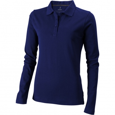 Logotrade Werbegeschenke das Foto: Oakville Langarm Poloshirt für Damen
