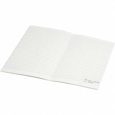 Logotrade Firmengeschenke das Foto: Dairy Dream A5 Notizheft aus recyceltem Milchkarton