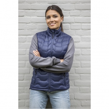 Logotrade Werbeartikel das Foto: Epidote GRS isolierter Daunen-Bodywarmer für Damen aus recyceltem Material
