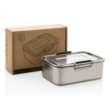 Logotrade Logogeschenke das Foto: Auslaufsichere Lunchbox aus RCS recyceltem Stainless Steel