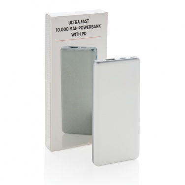 Logotrade Firmengeschenke das Foto: Ultraschnelle 10.000 mAh Powerbank mit PD