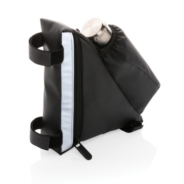 Logotrade Geschäftsgeschenke das Foto: High-Visibility Fahrradtasche mit Flaschenhalter