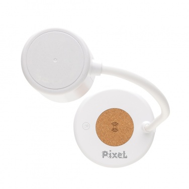 Logotrade Werbeartikel das Foto: Zenara 15W Schreibtischlampe aus RCS rec. Plastik & Kork