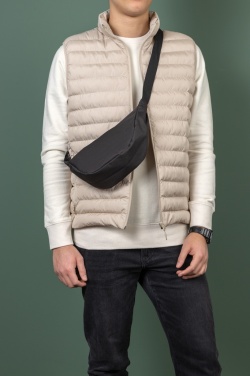 Logotrade Firmengeschenke das Foto: Crescent AWARE™ RPET Half-Moon Sling Tasche