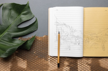 Logotrade Werbeartikel das Foto: Elowen A5 Tree-Free-Notizbuch