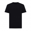 Iqoniq Kakadu relaxed T-Shirt aus recycelter Baumwolle, Schwarz