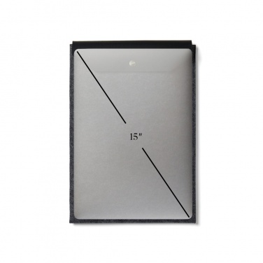 Logotrade Geschäftsgeschenke das Foto: VINGA Albon 15" Laptop-Seeve aus GRS recyceltem Filz