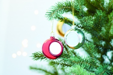Logotrade Firmengeschenke das Foto: Weihnachtskugel Sublimation