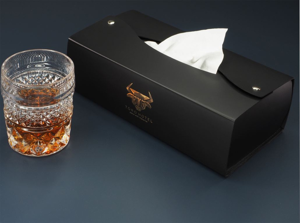 Logotrade Logogeschenke das Foto: Taschentuch-Box 1156094