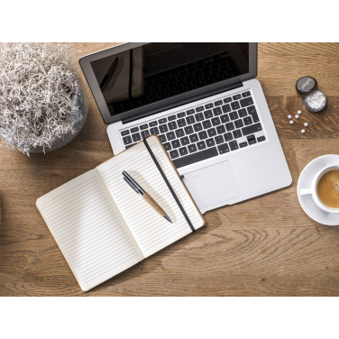 Logotrade werbemittel das Foto: CorkNote A5 Papiernotizbuch