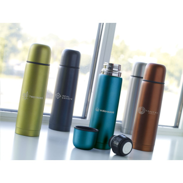Logotrade werbemittel das Foto: Frosted Bottle RCS Recycled Steel 500 ml Thermosflasche