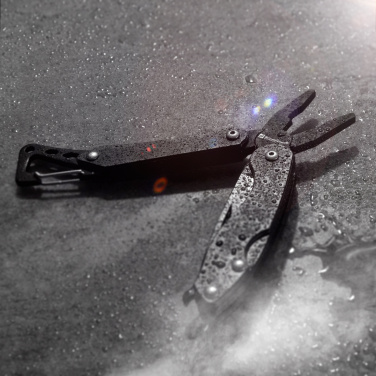 Logotrade Werbeartikel das Foto: Multitool AWU Schwarzwolf