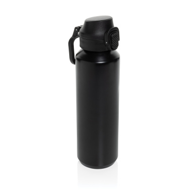 Logotrade Firmengeschenke das Foto: Via RCS Re-Steel Sportflasche mit Verschluss, 600ml