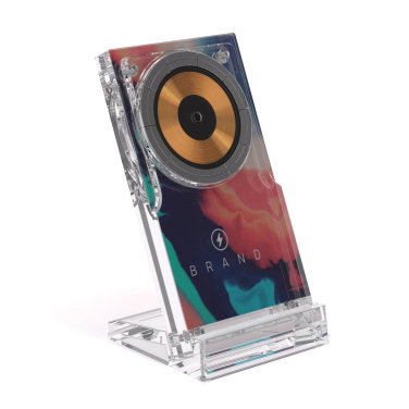 Logotrade Werbeartikel das Foto: Magcharge 15W magnetische Wireless-Charging-Stand