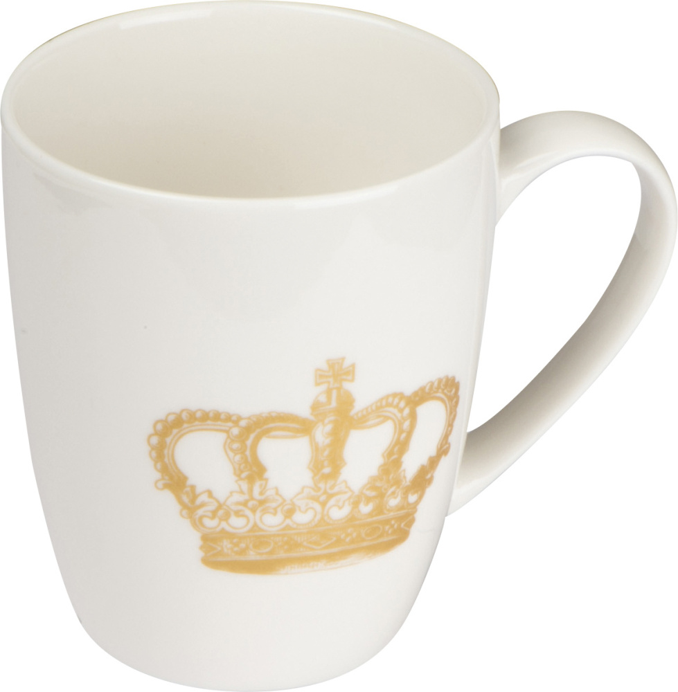 Logotrade Logogeschenke das Foto: Tasse mit Kronenaufdruck 300 ml