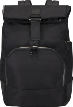 Logotrade Werbeartikel das Foto: Rhine 15" Rolltop-Rucksack aus recyceltem GRS-Material 18 L