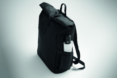 Logotrade Geschäftsgeschenke das Foto: Rolltop-Rucksack 600D RPET