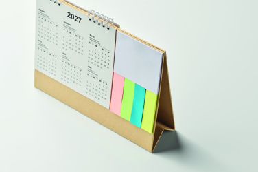 Logotrade werbemittel das Foto: Tischkalender mit Memoblock