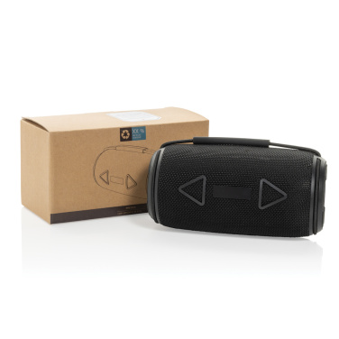 Logotrade Werbeartikel das Foto: Prisma 16W IPX4 Speaker aus RCS rec. rPET