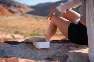 Logotrade Werbegeschenke das Foto: RCS RPP Lunchbox mit Bambusdeckel