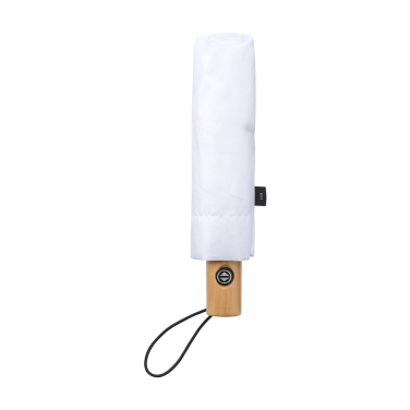 Logotrade werbemittel das Foto: Michigan faltbarer RCS RPET-Regenschirm 21 Zoll