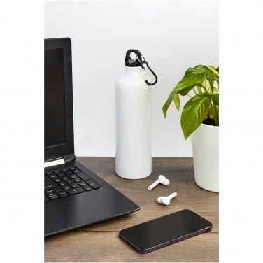 Logotrade promotional items photo of: Oregon 770 ml aluminium water bottle with carabiner