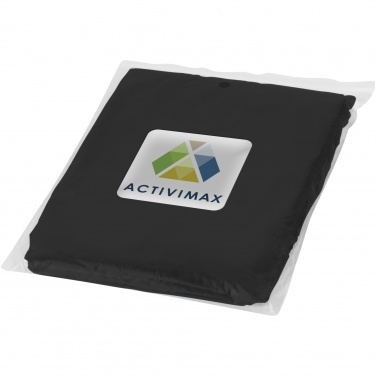 Logo trade promotional items image of: Ziva disposable rain poncho with storage pouch