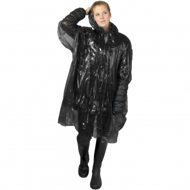 Logotrade advertising products photo of: Ziva disposable rain poncho with storage pouch