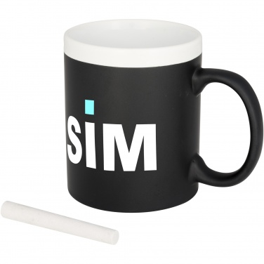 Logo trade promotional product photo of: Chalk-write 330 ml ceramic mug