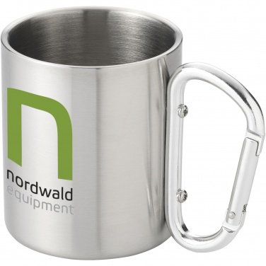 Logotrade promotional item picture of: Alps 200 ml insulated mug with carabiner