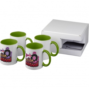 Logotrade advertising product picture of: Ceramic sublimation mug 4-pieces gift set
