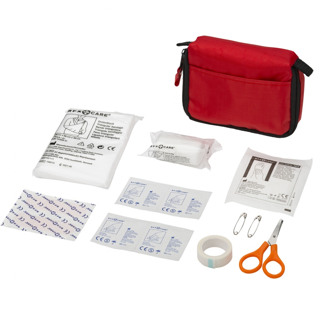 Logo trade corporate gifts image of: Save-me 19-piece first aid kit