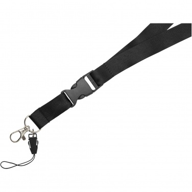 Logotrade promotional giveaway picture of: Sagan phone holder lanyard with detachable buckle