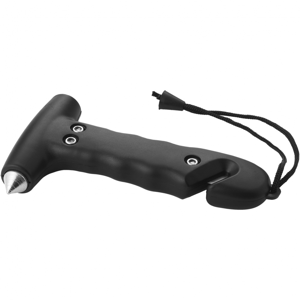 Logo trade promotional gifts image of: Pitlane emergency hammer