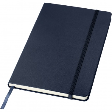 Logo trade promotional giveaways picture of: Classic A5 hard cover notebook