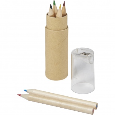 Logotrade promotional gifts photo of: Kram 6-piece coloured pencil set