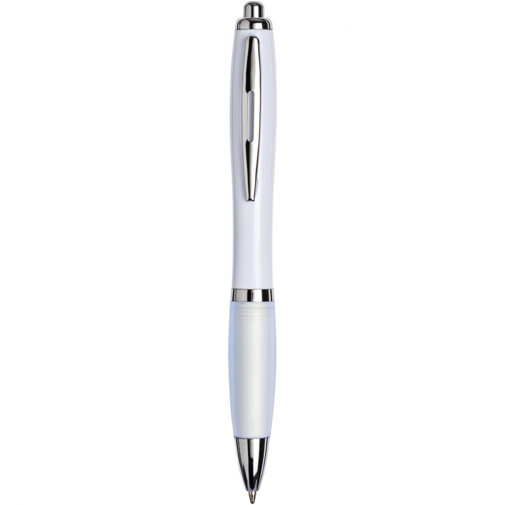 Logotrade promotional product image of: Nash ballpoint pen with coloured barrel and grip
