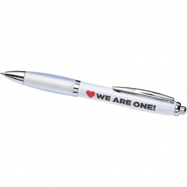 Logotrade promotional item picture of: Nash ballpoint pen with coloured barrel and grip