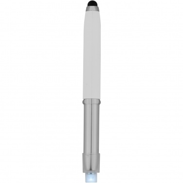 Logo trade promotional merchandise image of: Xenon stylus ballpoint pen with LED light