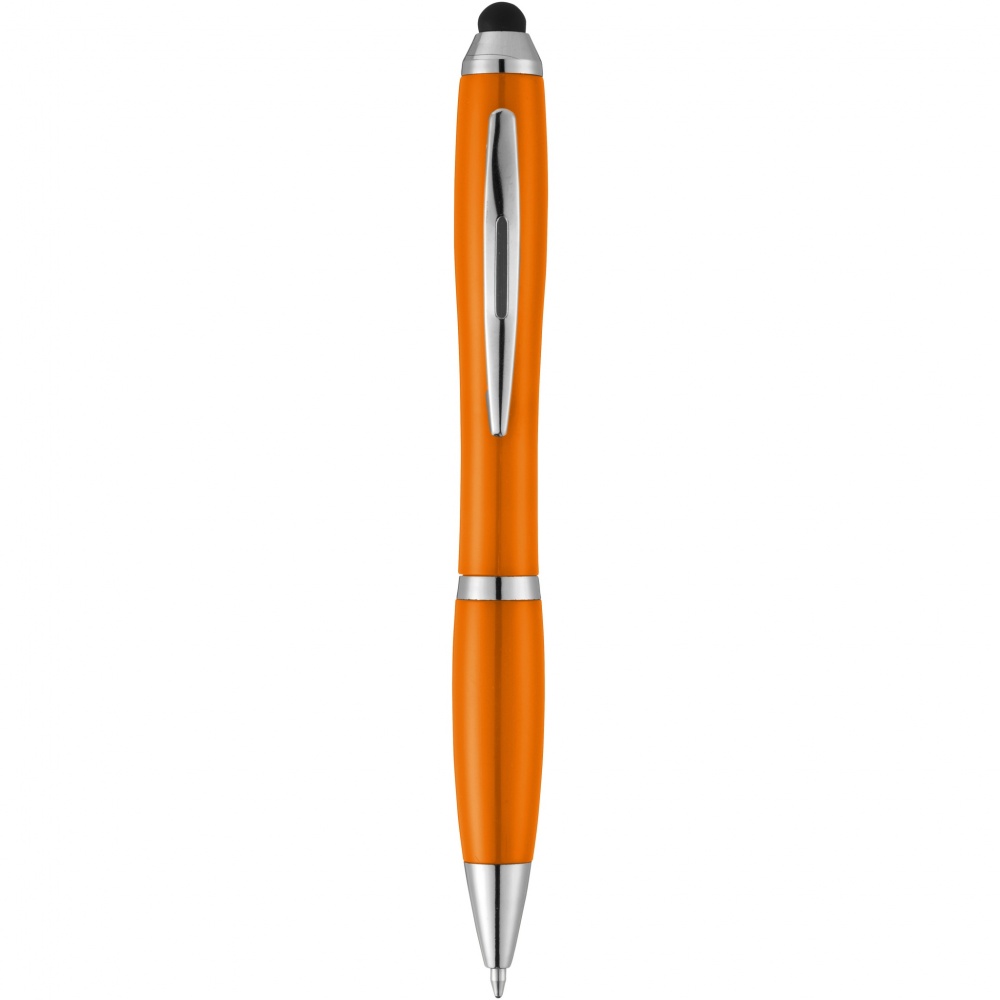 Logotrade promotional items photo of: Nash stylus ballpoint pen with coloured grip