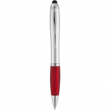 Logotrade promotional items photo of: Nash stylus ballpoint with coloured grip