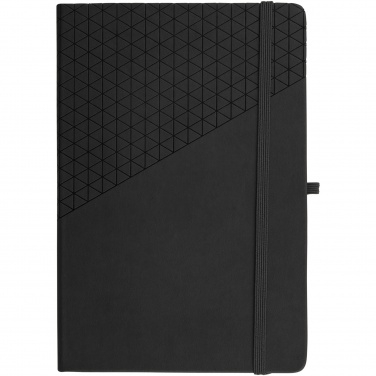 Logo trade promotional giveaways picture of: Theta A5 hard cover notebook