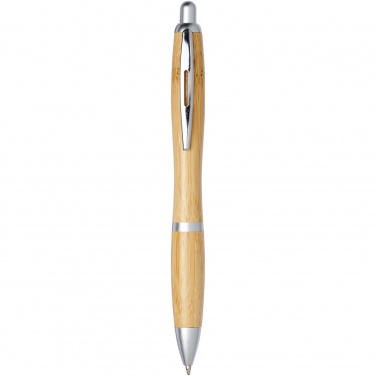 Logo trade promotional item photo of: Nash bamboo ballpoint pen
