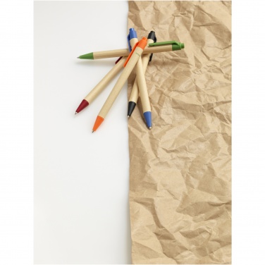Logo trade promotional products picture of: Berk recycled carton and corn plastic ballpoint pen