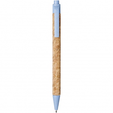 Logotrade promotional gift picture of: Midar cork and wheat straw ballpoint pen