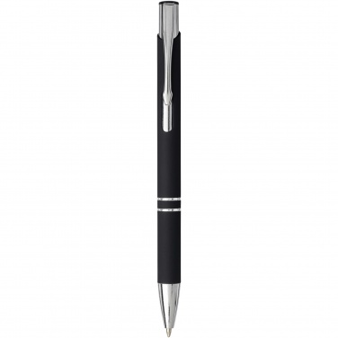 Logo trade promotional gift photo of: Moneta soft touch ballpoint pen