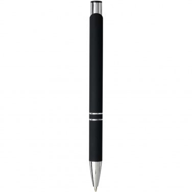 Logo trade advertising products picture of: Moneta soft touch ballpoint pen
