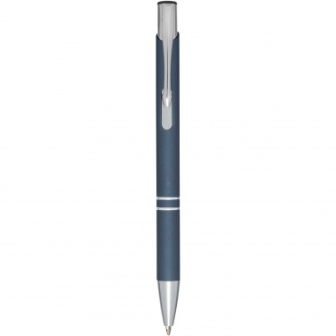 Logo trade promotional giveaways image of: Moneta soft touch ballpoint pen