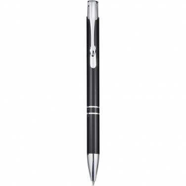 Logo trade promotional gifts image of: Moneta aluminium click ballpoint pen (black ink)
