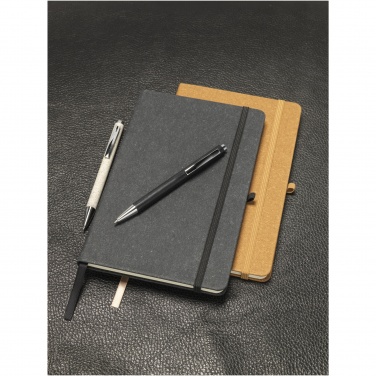 Logo trade promotional gifts picture of: Atlana leather pieces notebook